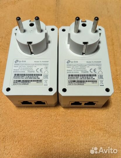 Комплект powerline-адаптеров TP-link TL-PA4020P KI