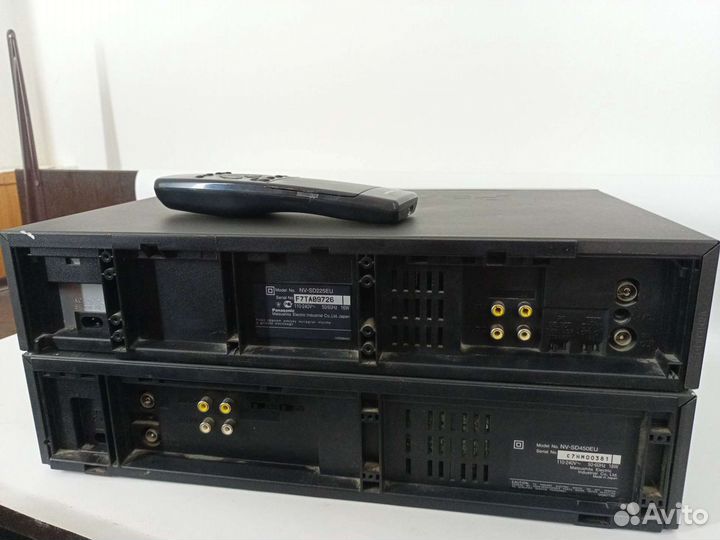 Видеомагнитофоны panasonic NV-SD 450+Nv-SD225