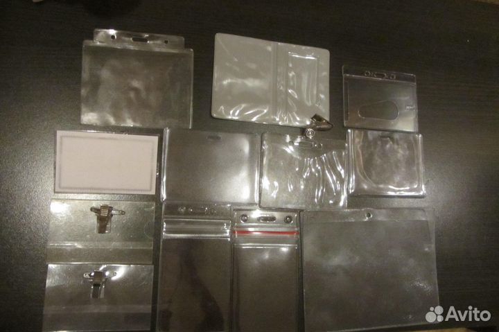 Защитный прозрачный чехол для карт,пропуска,бейдж