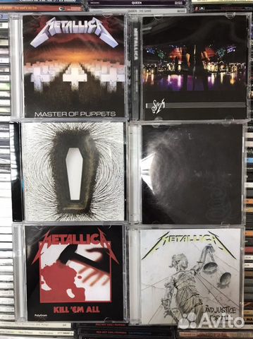 Музыкальные cd диски Metallica
