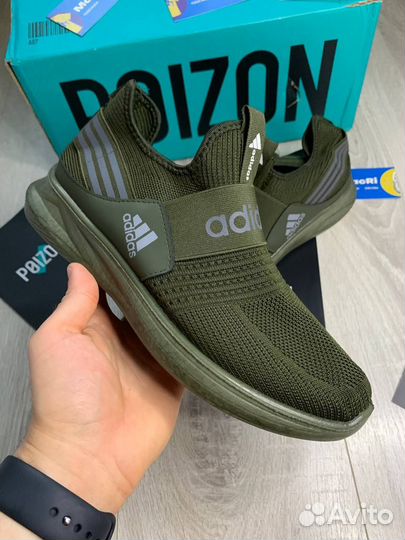 Кроссовки adidas хаки сетка