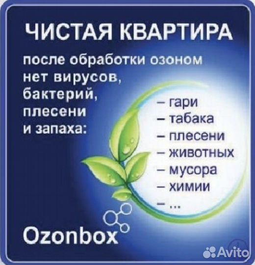 Озонирование помещения