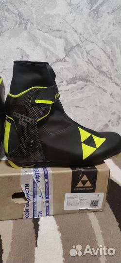 Лыжные ботинки fischer carbonlite skate 46,5-47