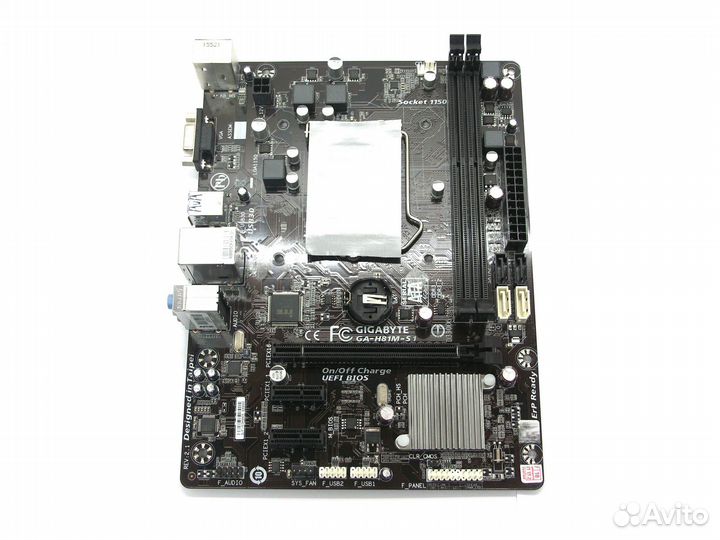 Материнская плата S-1150 Gigabyte GA-H81M-S1 REV:2