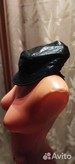 Кепка натурал. кожа