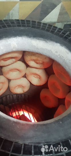 Тандыр электрический на колесах