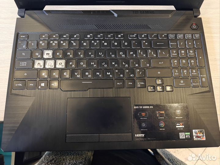 Игровой ноутбук Asus (RTX2060/Ryzen 7/16 озу)