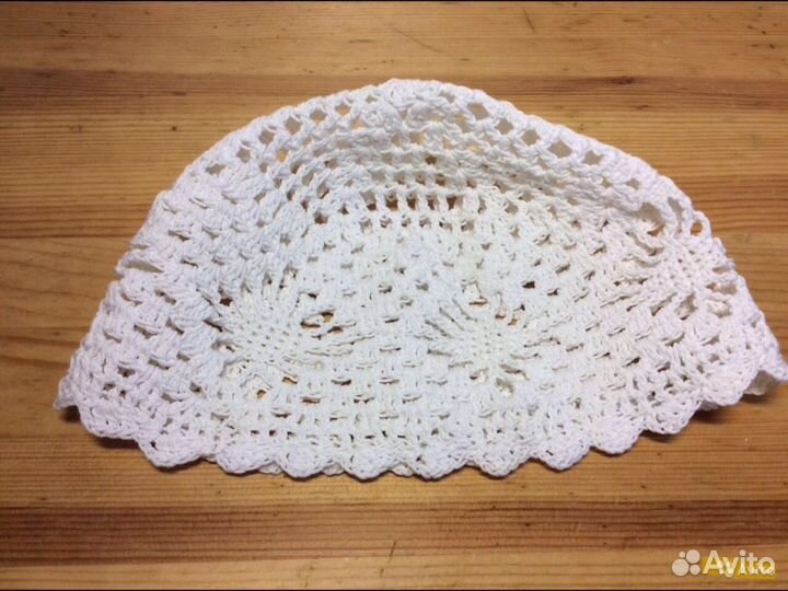 Кружевная аккуратная шапочка, арт 059,размер 54-56