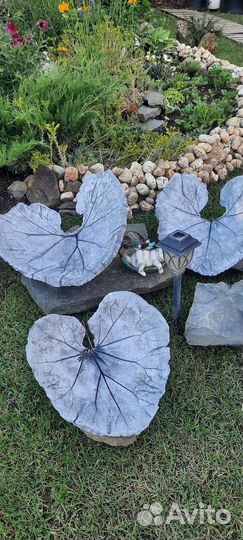 Листья из артбетона