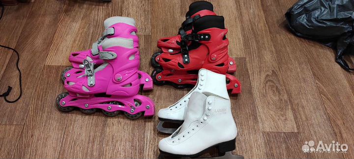 Детские ролики и защита