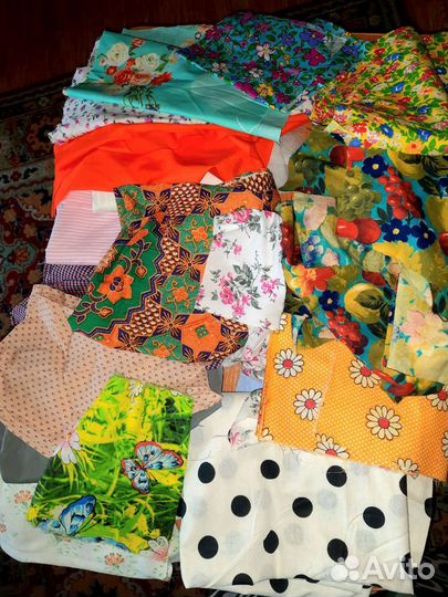 Отрезы и лоскутки для рукоделия