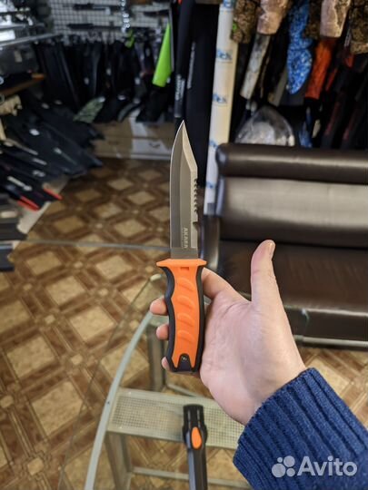 Подводный нож dolphin черный