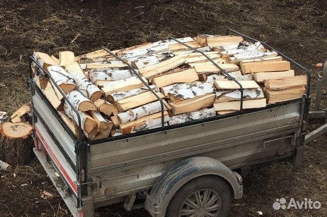 Дрова и горбыль березовый