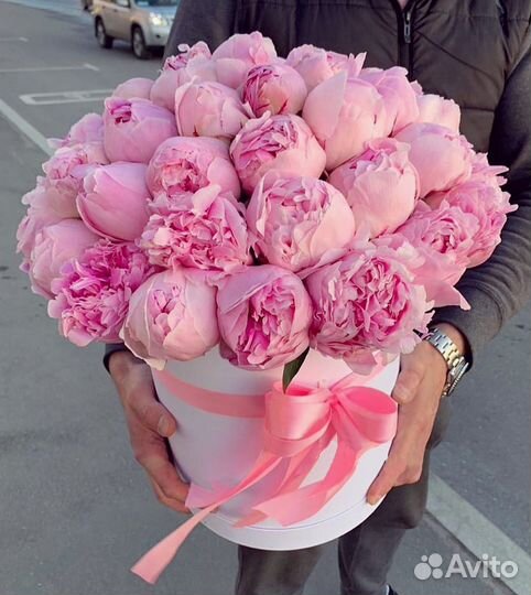 Доставка по мск, Цветы, Букеты, Пионы