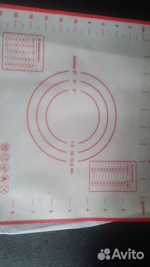 Силиконовый коврик выпечки теста