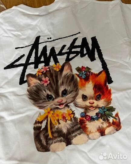 Футболка Stussy Kittens 3D оригинал