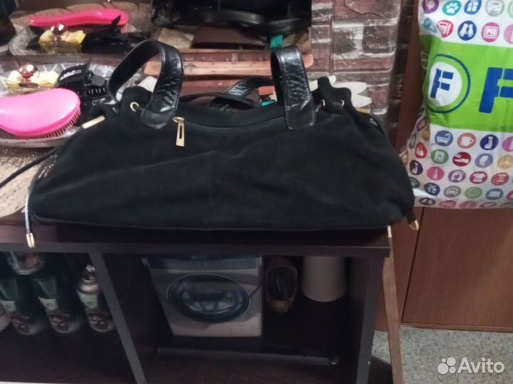 Сумка женская, натуральная замша. Новая