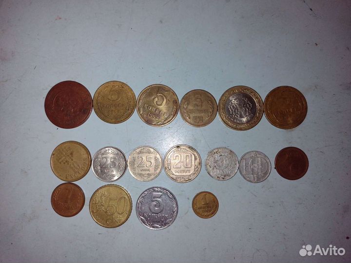 Часы,монеты