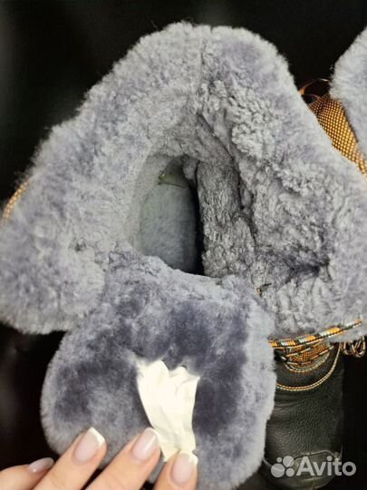 Ботинки утеплённые с высокими берцами 47 размер