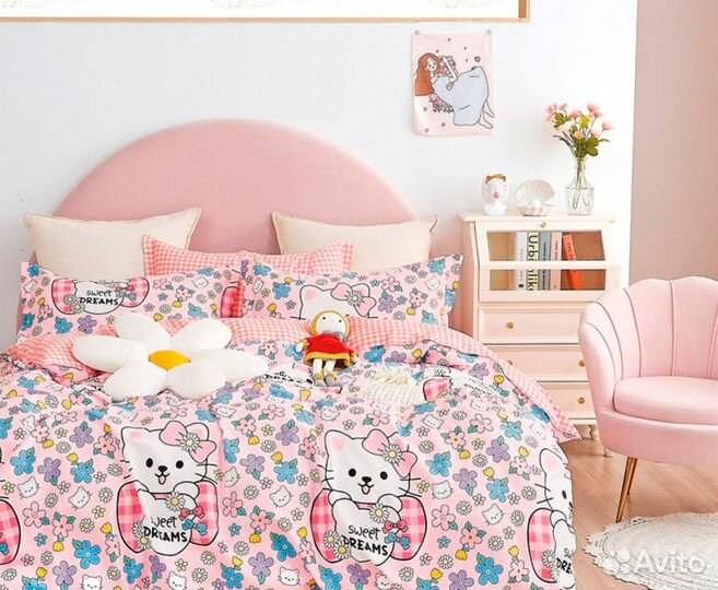 Ткань Сатин Детский для постельного белья