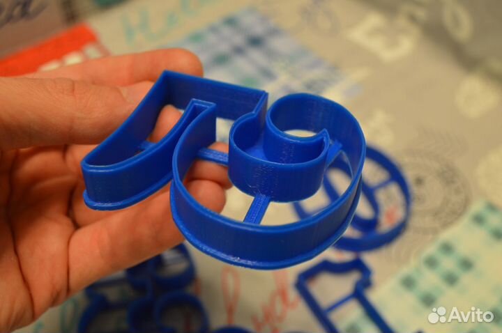 Форма для пряников (вырубка). Цифры