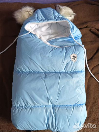 Зимний конверт в коляску