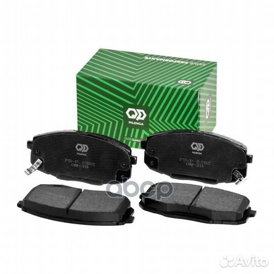 Колодки тормозные дисковые передние fd-p3302 PI