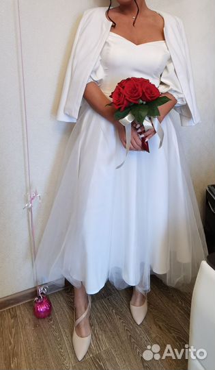 Свадебное платье 46 размер