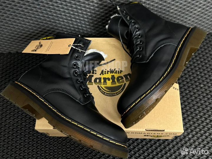 Ботинки dr martens 1460 натуральная кожа