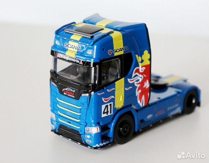 1/50 тягач Scania S Lamera №128 из 225 шт Tekno
