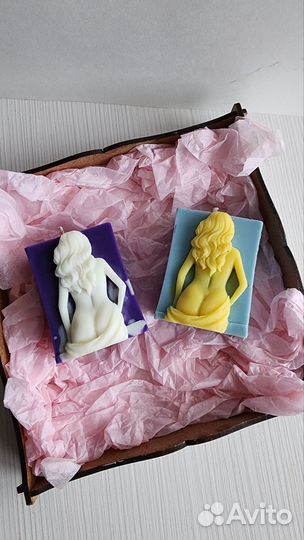 Подарок для девушки Мыло свечи