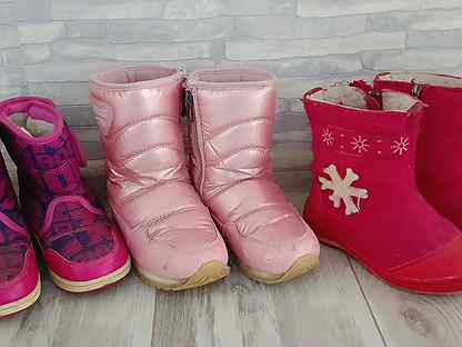 Зимняя обувь на девочку 28 - 29 размер