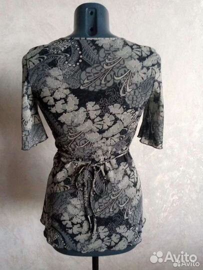 Винтажная блуза топ сетка 44 р Esprit