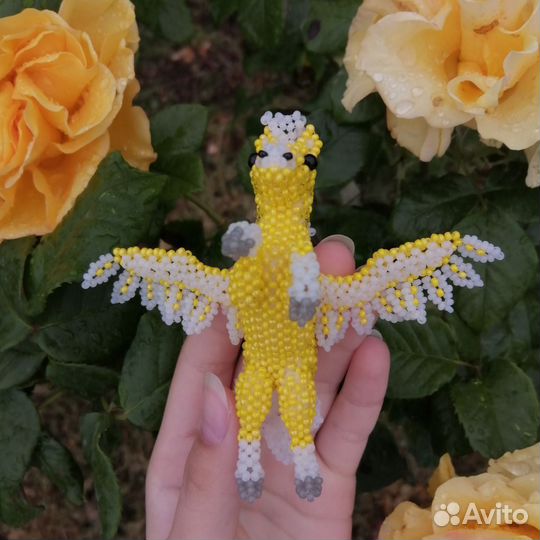 Амигуруми пегас из бисера