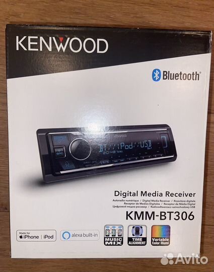 Магнитола Kenwood KMM-BT306