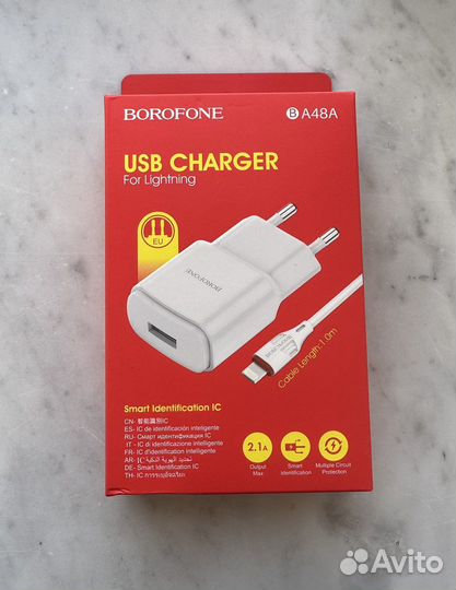 Зарядное устройство с выходом USB Borofone BA48A