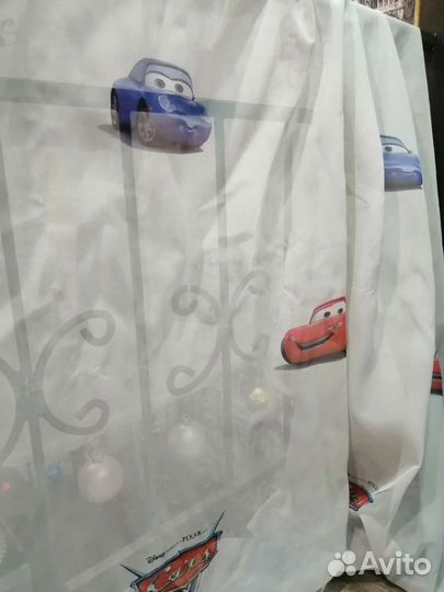 Детские шторы бу Молния Маквин