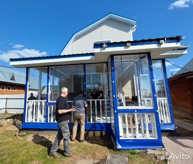 Мягкие окна для террасы беседки веранды