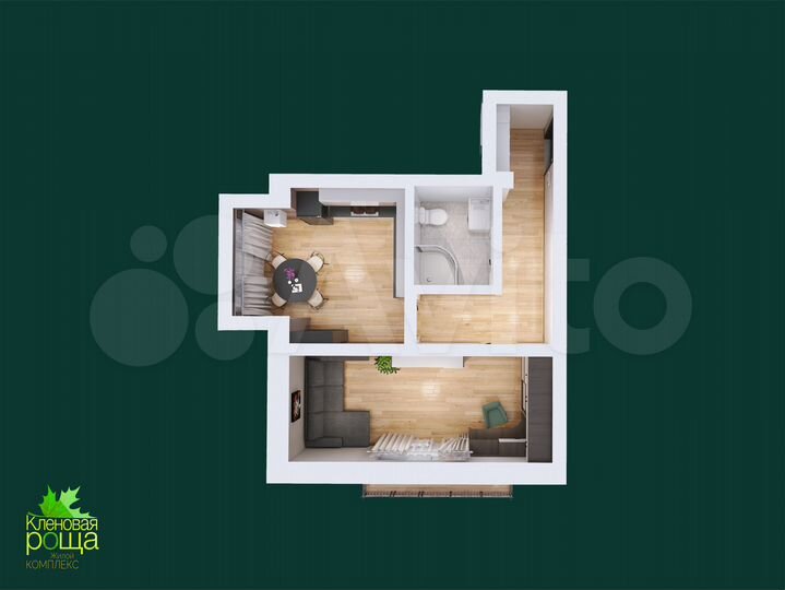 1-к. квартира, 38,7 м², 4/7 эт.