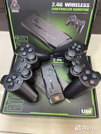 Приставка Game Stick 4K 10000 игр 8/16/32 бит