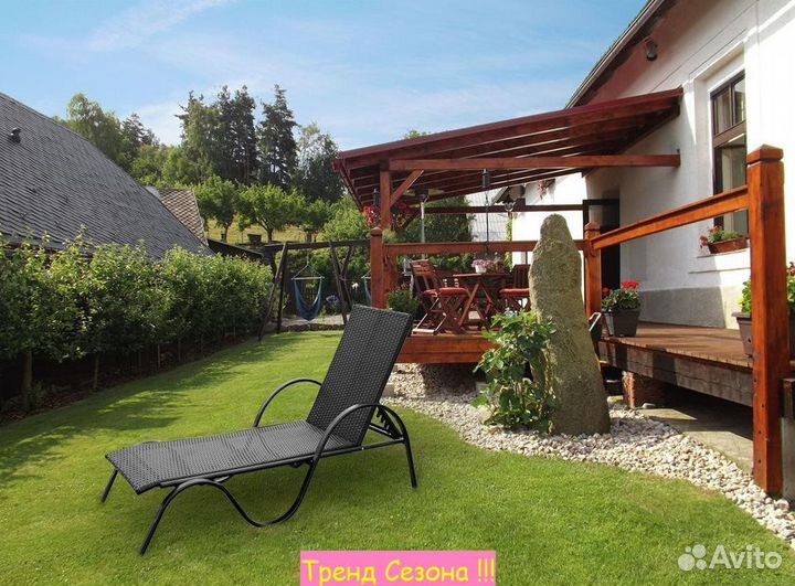 Лежак из ротанга Барселона арт.BA002-2023