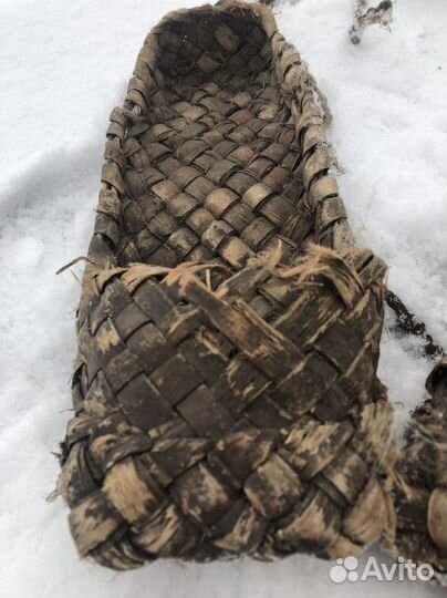 Лапти из лыка (30-ые года)