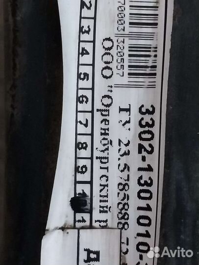 Радиатор на газель медный бу