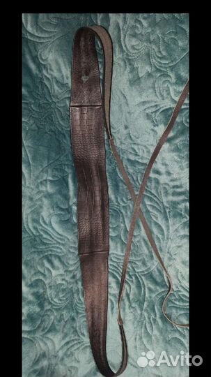 Пояс - кушак Mango Нат. Кожа