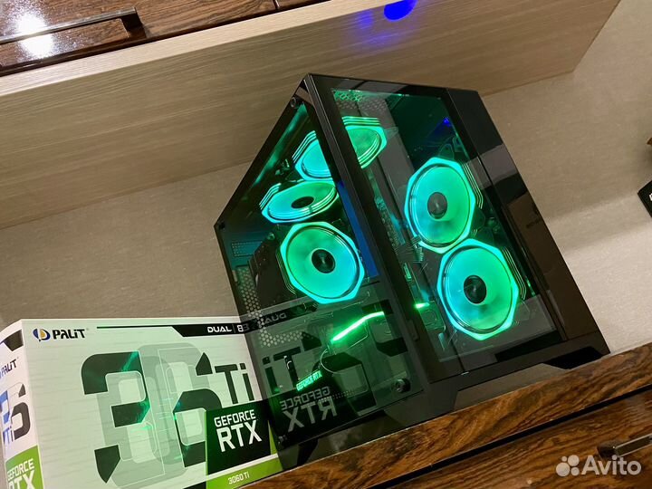 Игровой пк RTX 3060Ti, Ryzen 5 5500, 16DDR4, 512m2