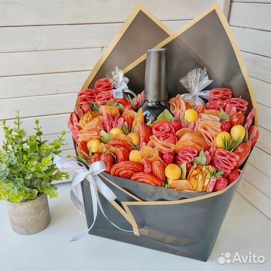 Мужской съедобный букет