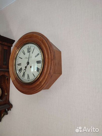 Старинные антикварные часы Lenzkirch