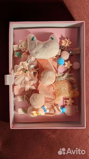 Набор резинок и заколок детские