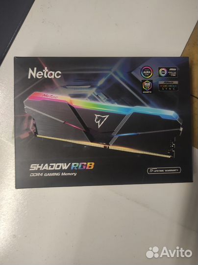 Оперативная память netac Shadow RGB DDR4