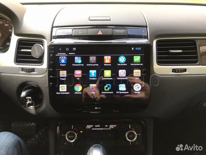 Магнитола Mstar для VW Touareg 2010+ с установкой